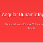 Generate Dynamic Div In Angular
